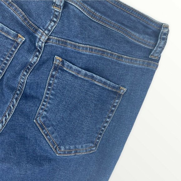 We The Free People Womens Jrs Size‎ 26 Bootcut Jeans Button Fly Stretch Denim - Picture 6 of 9